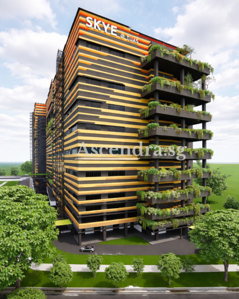 Factory space in Tuas – Skye@Tuas ramp-up industrial units